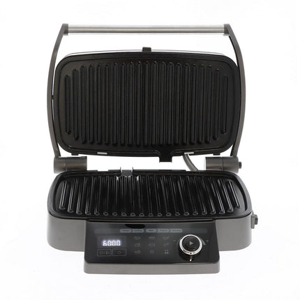 Grille-viande MIOGO MMG1 noir plaques amovibles, 36x20 cm