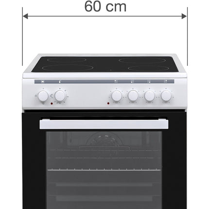 Cuisinière vitrocéramique ESSENTIELB ECVC6060b7