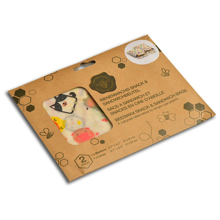 Sachets NUTS sandwich et snack cire d abeille x2