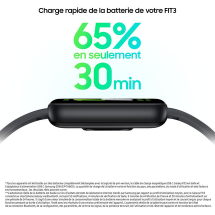 Montre santé SAMSUNG Galaxy Fit3 Gris