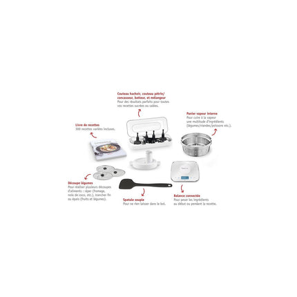 Robot cuiseur MOULINEX I Companion Touch XL HF938E00