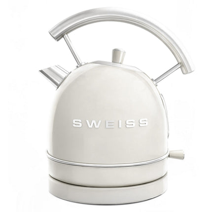 Grille-pain SWEISS + bouilloire vintage crème pack GRVKTL8