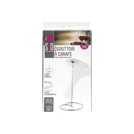 Egouttoir à carafe SAVEUR & DEGUSTATION égouttoir à carafe metal chromé
