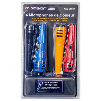 Micro MADISON 4 Microphones de couleur Madison DM500 -