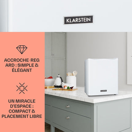 Mini réfrigérateur KLARSTEIN Happy Hour 26L 5-15°C 23 dB LED blanc