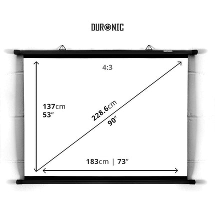 Ecran de projection DURONIC BPS90 /43