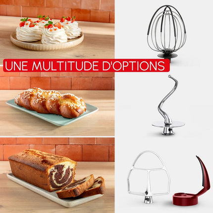Robot pâtissier MOULINEX BAKE PARTNER + & ACC QA5458F1