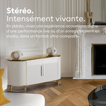 Enceinte résidentielle DEVIALET Phantom Ultimate 98 dB Light Pearl
