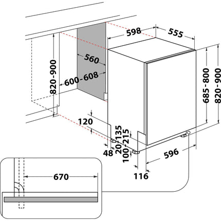 Lave vaisselle encastrable INDESIT IN2IC14BN7S1 Sliding