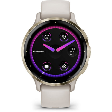 Montre sport GARMIN Venu 3S Sport et santé GPS AMOLED BT 41 mm Argent