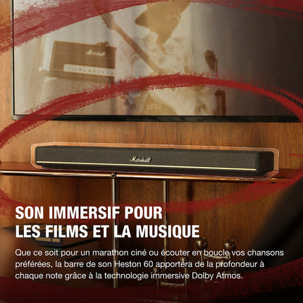 Barre de son MARSHALL HESTON 60 Noire