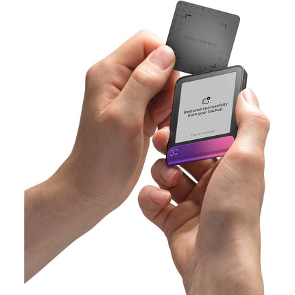 Crypto wallet LEDGER Flex Recovery key Magenta Carminé