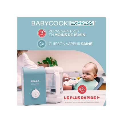 Mixeur Cuiseur Bébé BEABA Babycook Express - baltique