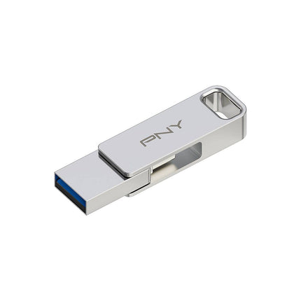 Clé USB PNY USB-A 3.2/USB-C Duo Link 64GB Clé USB