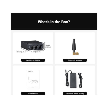 Amplificateur HiFi FOSI AUDIO BT20A