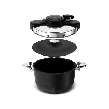 Autocuiseur SEB cocotte 3 en 1 TEMPO 6L noir