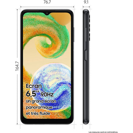 Smartphone SAMSUNG Galaxy A04s Noir 32Go 4G