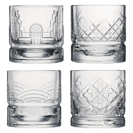 Verre LA ROCHERE de 4 verres a Whisky 30cl Dandy