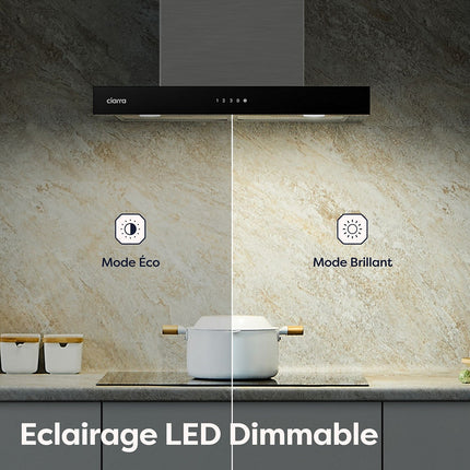 Hotte décorative murale CIARRA CBCS6102
