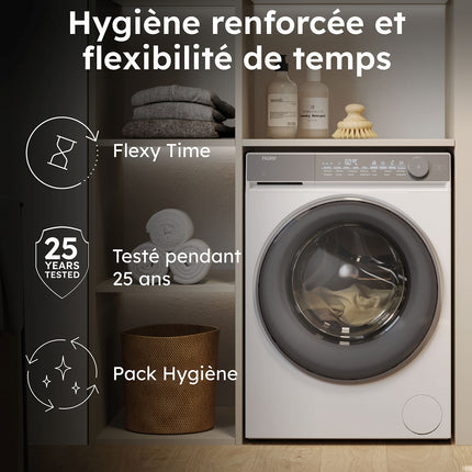 Lave linge hublot HAIER HW100-B14367U-FR