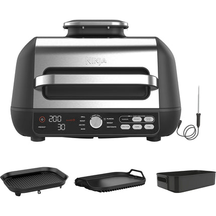 Grille-viande NINJA Foodi MAX PRO AG651EU noir gris à poser, 33x20 cm Reconditionné