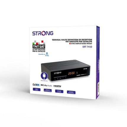 Décodeur TNT STRONG TNT SAT HD Numerique SRT 7410 comp 12V