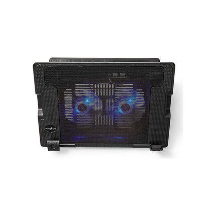 Support ordinateur portable NEDIS PC 18" 2 Ventilateurs LED Puissant