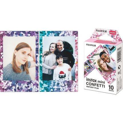 Papier photo instantané FUJIFILM Instax Mini Confetti (x10)