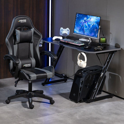 Bureau gamer AMS GAMING GAMERDESK-120Z-GREY