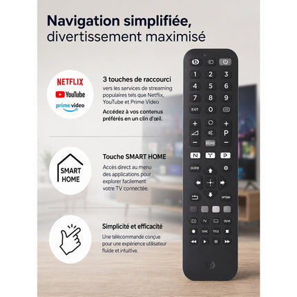 Télécommande ESSENTIELB pour TV Sony