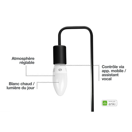 Ampoule ESSENTIELB Nuances de Blanc Flamme E14