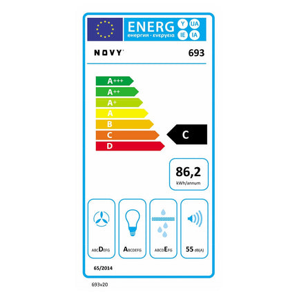 Hotte tiroir NOVY 693