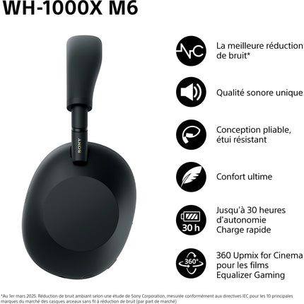 Casque SONY WH-1000XM6 IA