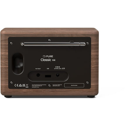 Radio DAB PURE Classic H4 Coffee Black/Walnut