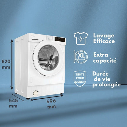 Lave linge séchant hublot CANDY BC4S485M4D8-S