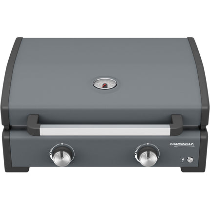 Plancha gaz CAMPINGAZ SIGMA 2 PRO 2 brûlreurs avec couvercle de cuisson à poser , 58x36 cm