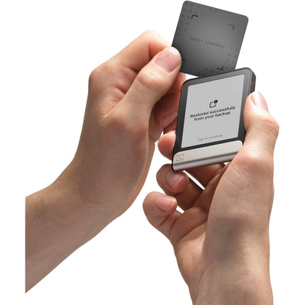 Crypto wallet LEDGER Flex Recovery key Noir