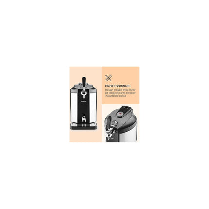 Tireuse à bière KLARSTEIN Skal - Inox argent Reconditionné