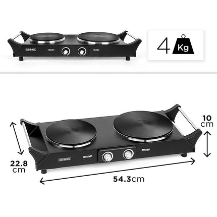 Réchaud électrique DURONIC HP2 BK