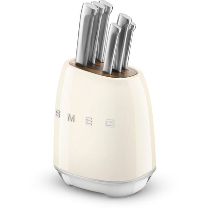 Bloc couteaux SMEG 6 pcs multi-usages