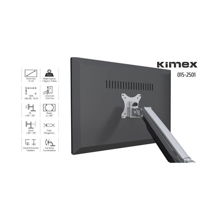 Support écran PC KIMEX Full Motion 1 ecran PC 13 a 32''