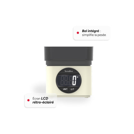 Balance de cuisine TERRAILLON BA22 MYTHIQUE CREME 15601