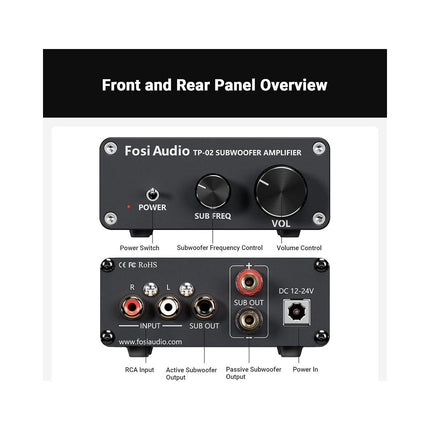 Amplificateur HiFi FOSI AUDIO TPO2
