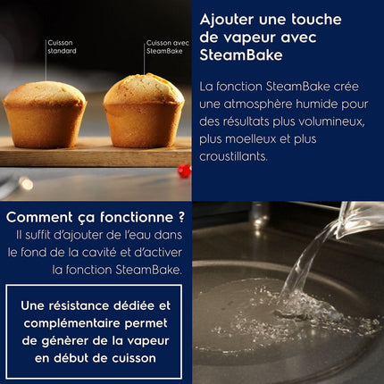 Four encastrable ELECTROLUX LODDP67WH2 Pyrolyse Chaleur tournante et Vapeur SteamBake 72L