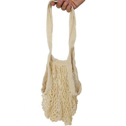 Sac filet ENTRE TEMPS a provision avec pochon coton 36 x 35 cm