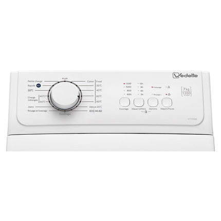 Lave linge top VEDETTE VT17026 Reconditionné