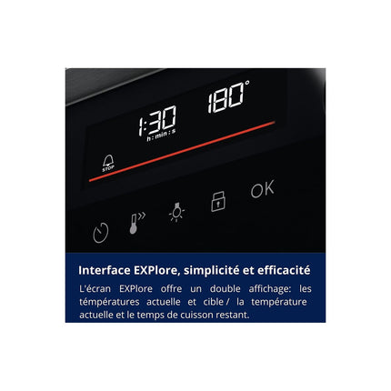 Four encastrable ELECTROLUX EOH4P46BX0 Pyrolyse Chaleur tournante 65L Inox