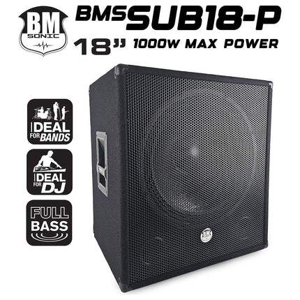 Caisson de basse BM SONIC Caisson de basse Subwoofer 18" passif BM