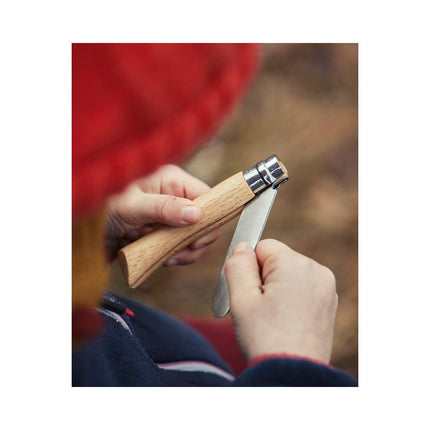 Couteau OPINEL NO7 mon 1er Opinel Hetre
