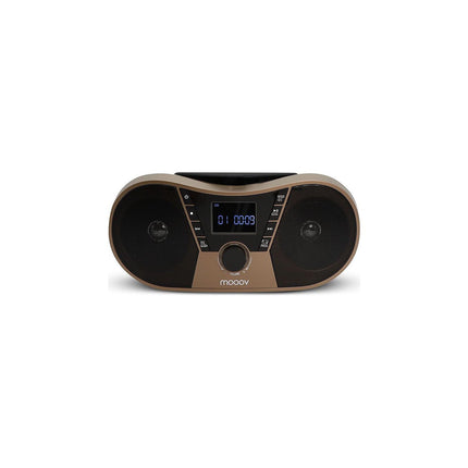 Radio CD MOOOV Lecteur CD Copper & Black avec radio FM,